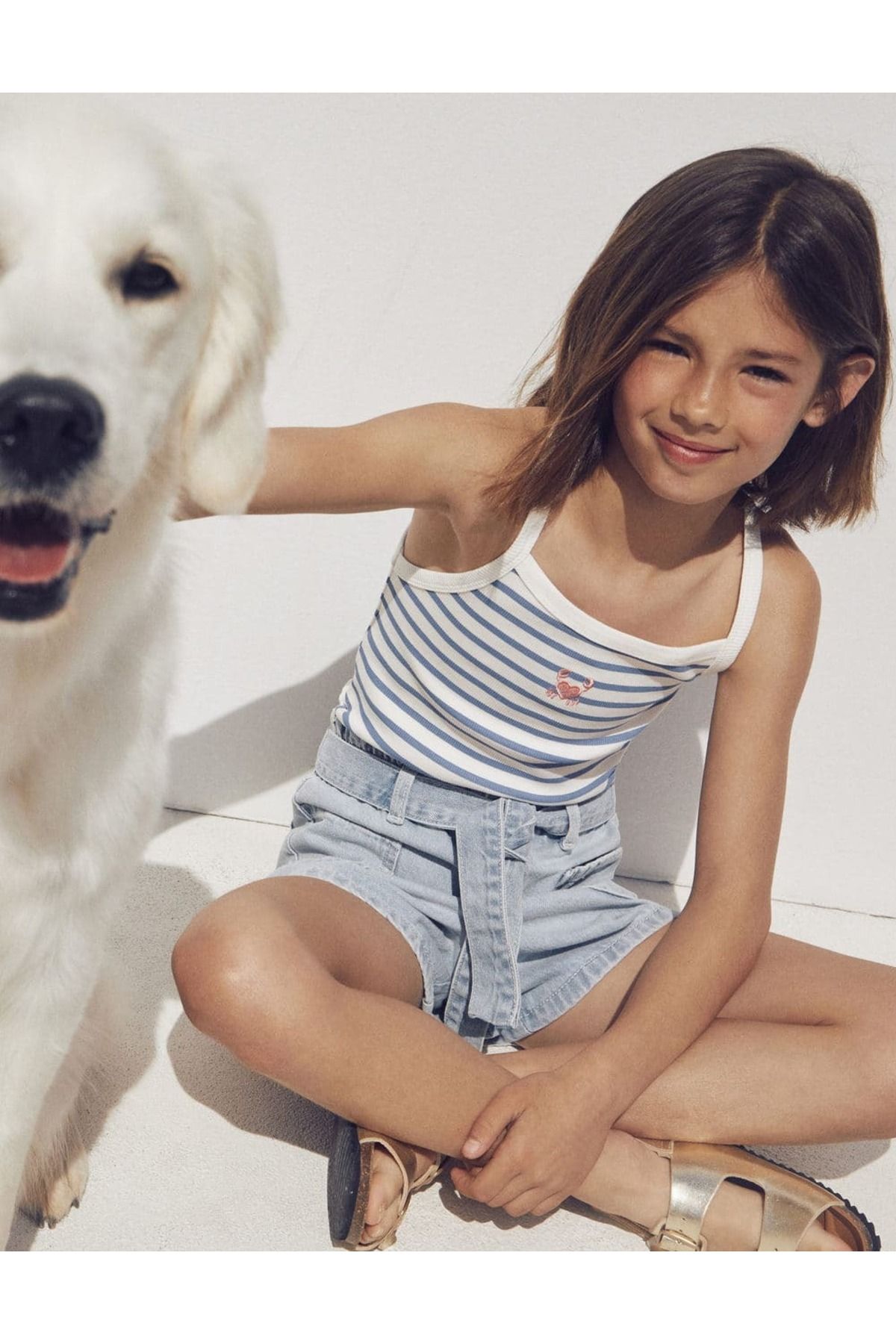 MANGO-Kids_مانگو-کیدز_trendtehran_820178151 شورت و شلوارک دخترانه برند مانگو کیدز