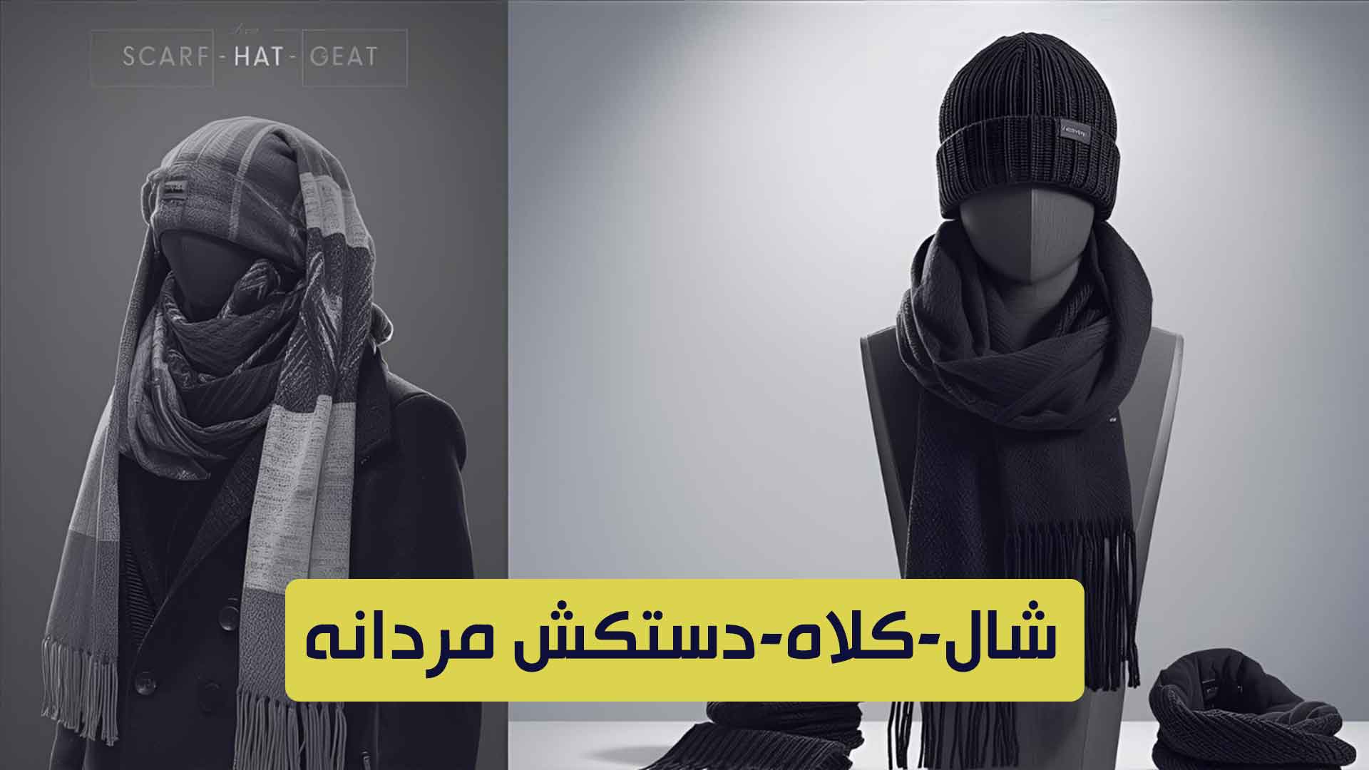شال-کلاه-دستکش-مردانه-اورجینال